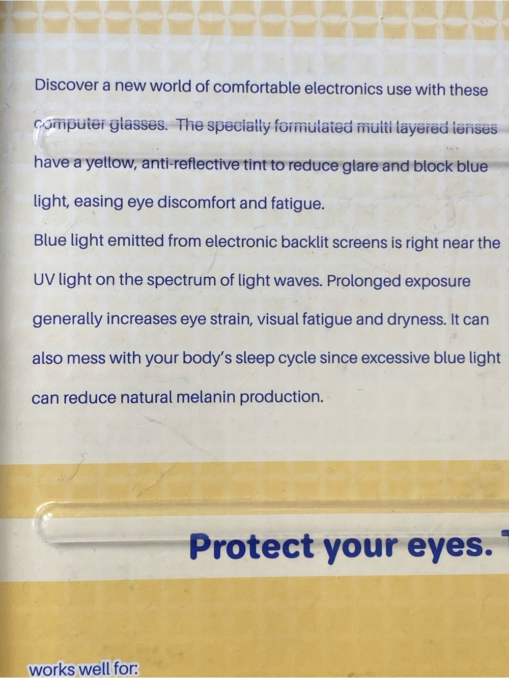 Computer glasses - blue light blocking - Picture 3 of 6